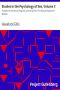 [Gutenberg 13612] • Studies in the Psychology of Sex, Volume 3 / Analysis of the Sexual Impulse; Love and Pain; The Sexual Impulse in Women